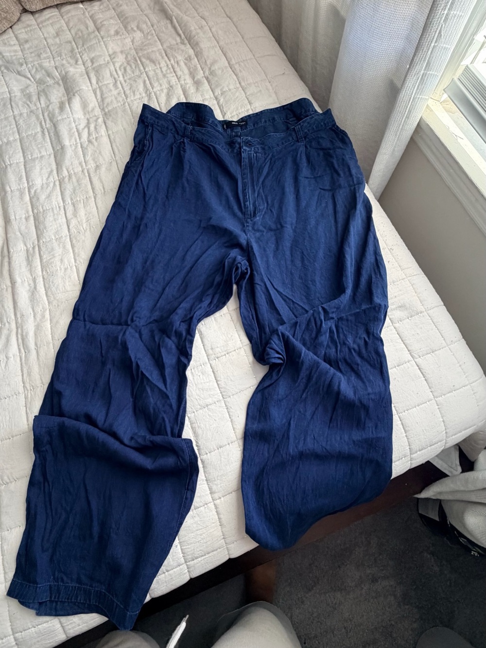 Navy Casual Pants
